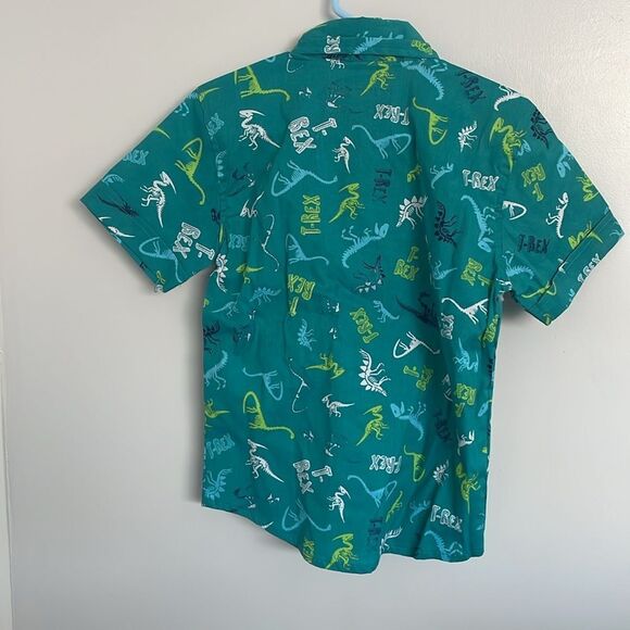 Polo by Ralph Lauren Teal dinosaur Shirt boys 4T - Picture 4 of 5